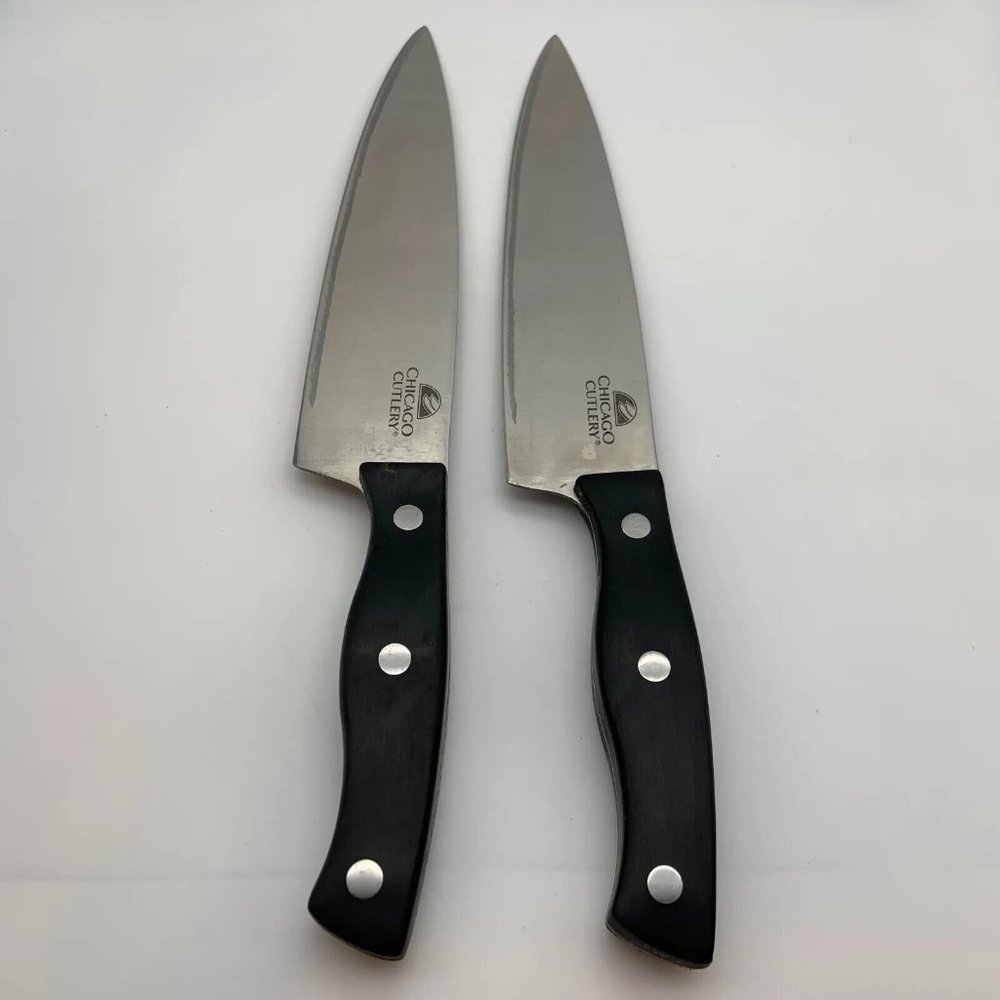 Set of Two Chicago Cutlery Utility Chef's Kitchen Knives